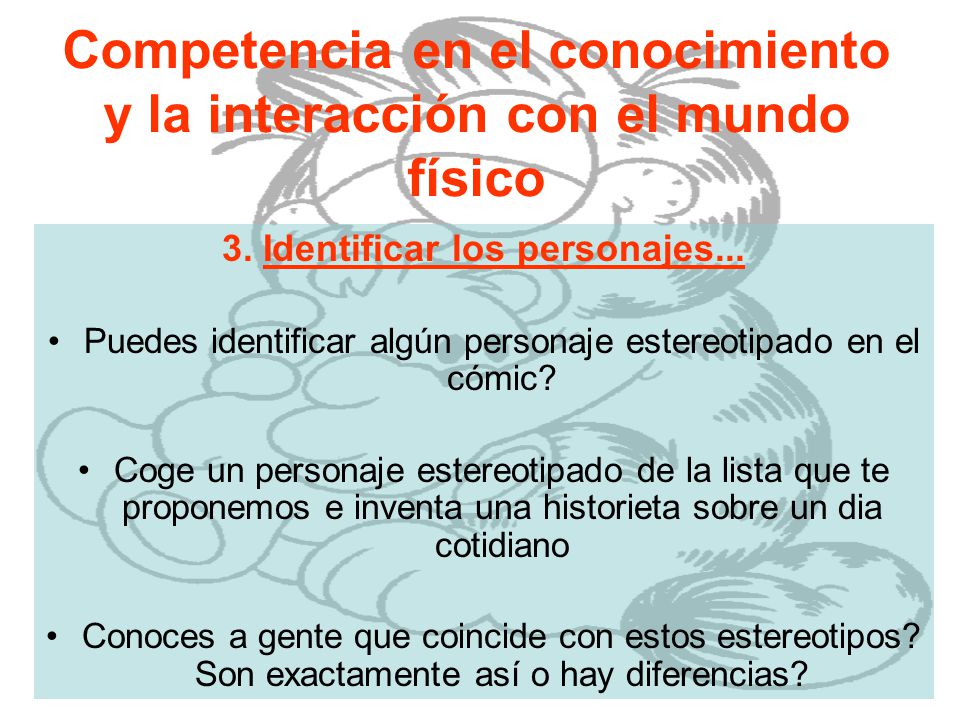 Competencia en el conocimiento y la interacción con el mundo físico