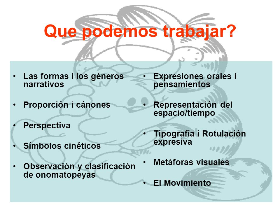 Que podemos trabajar Las formas i los géneros narrativos
