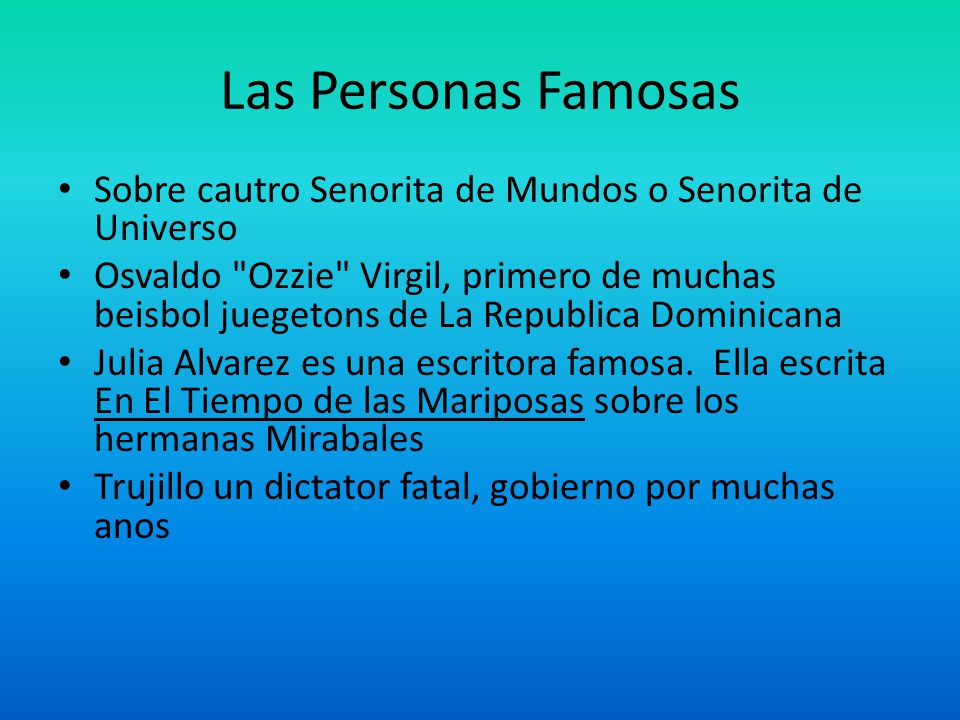 Las Personas Famosas Sobre cautro Senorita de Mundos o Senorita de Universo.
