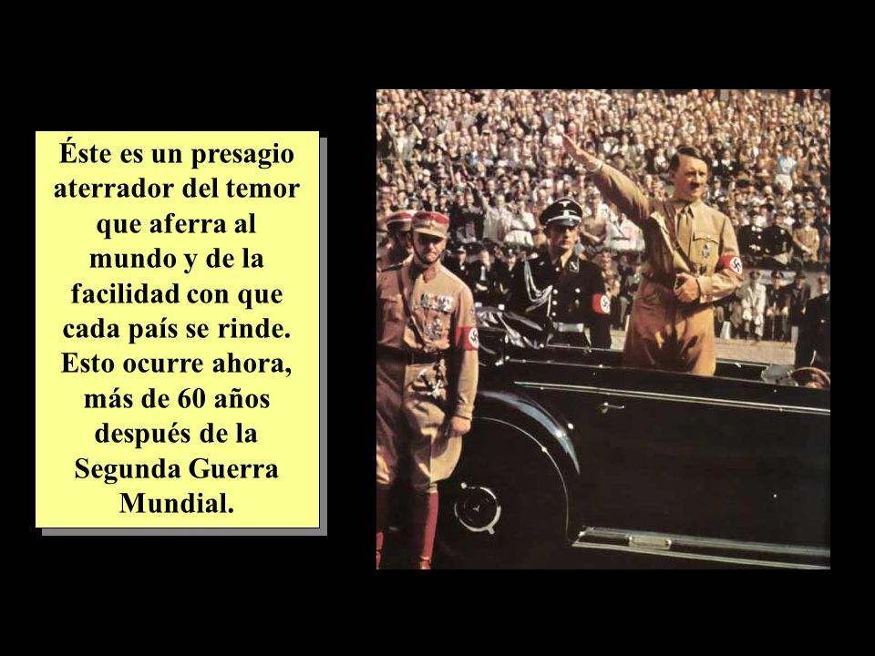 Éste es un presagio aterrador del temor que aferra al mundo y de la facilidad con que cada país se rinde.