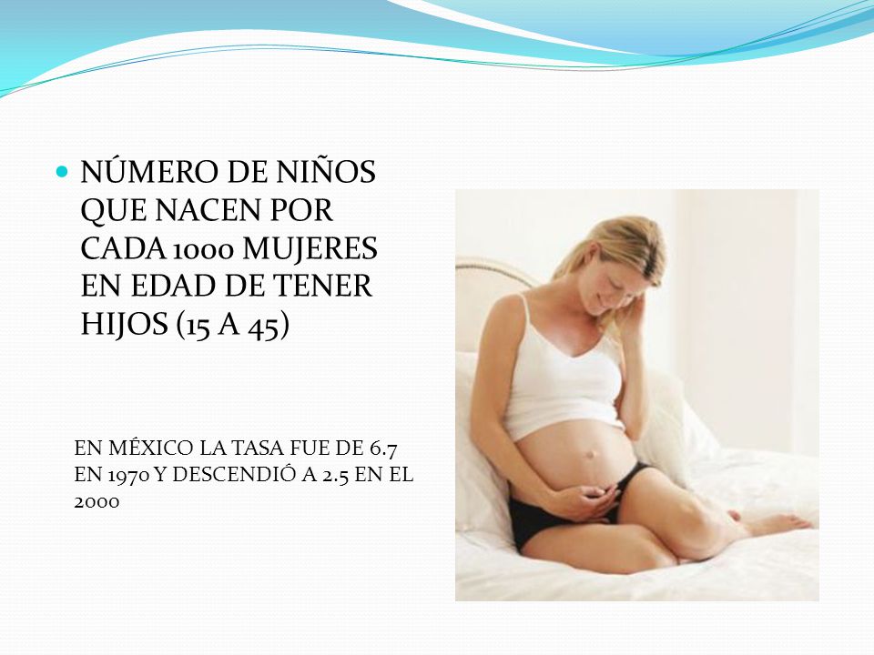 NÚMERO DE NIÑOS QUE NACEN POR CADA 1000 MUJERES EN EDAD DE TENER HIJOS (15 A 45)