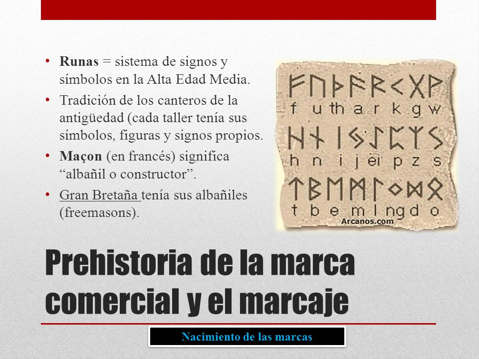 Prehistoria de la marca comercial y el marcaje