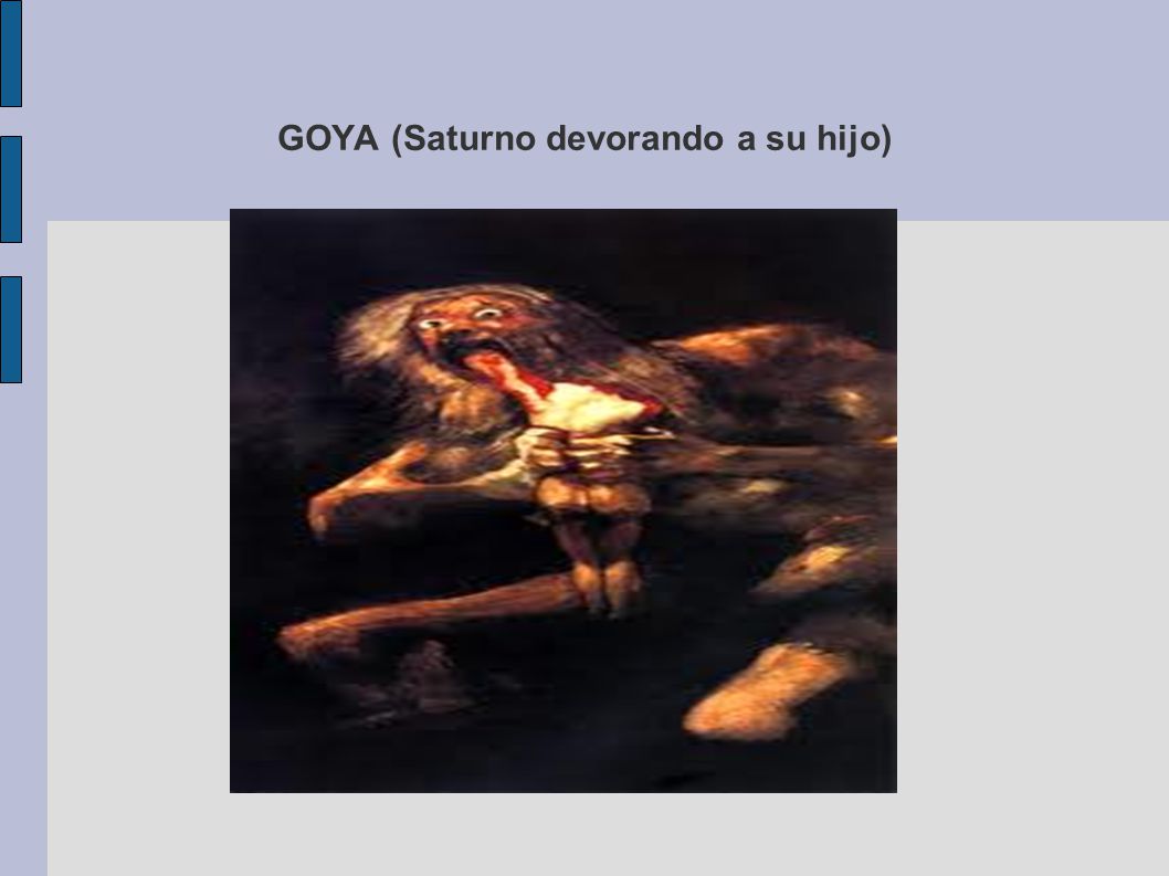GOYA (Saturno devorando a su hijo)