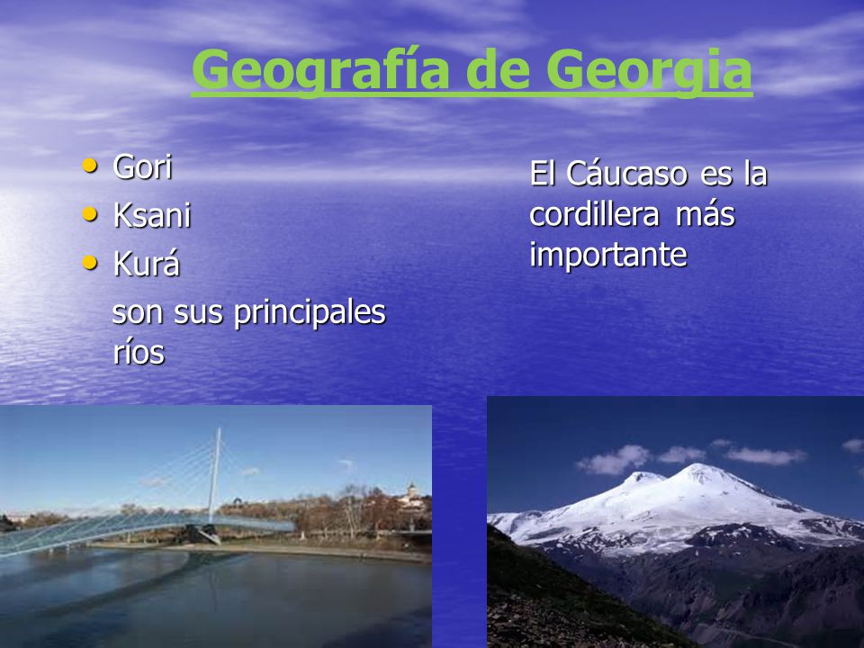 El Cáucaso es la cordillera más importante