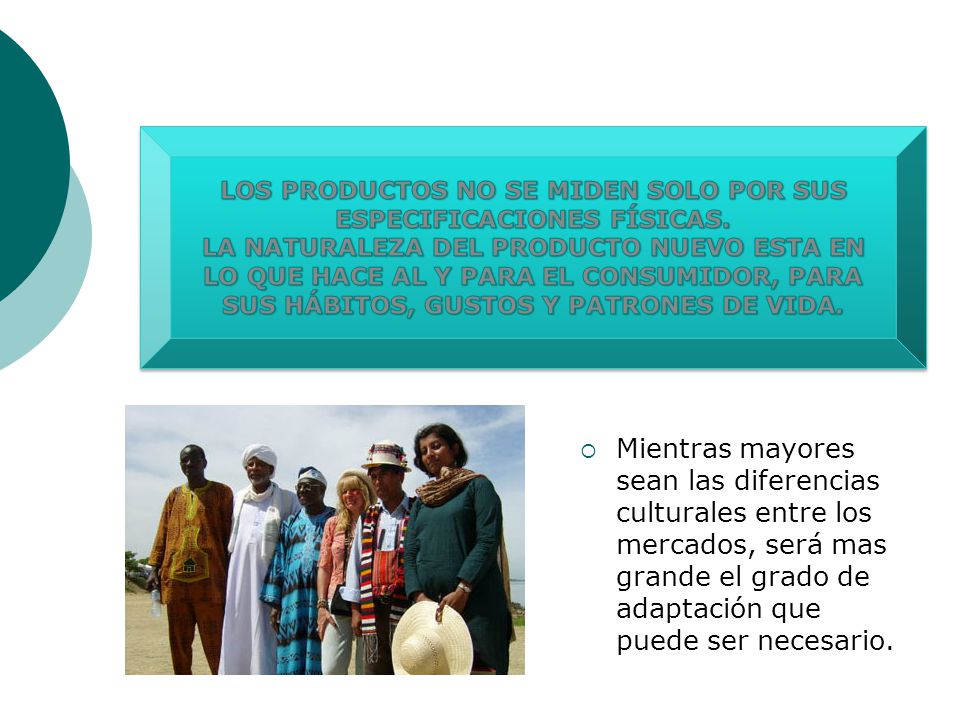 LOS PRODUCTOS NO SE MIDEN SOLO POR SUS ESPECIFICACIONES FÍSICAS.