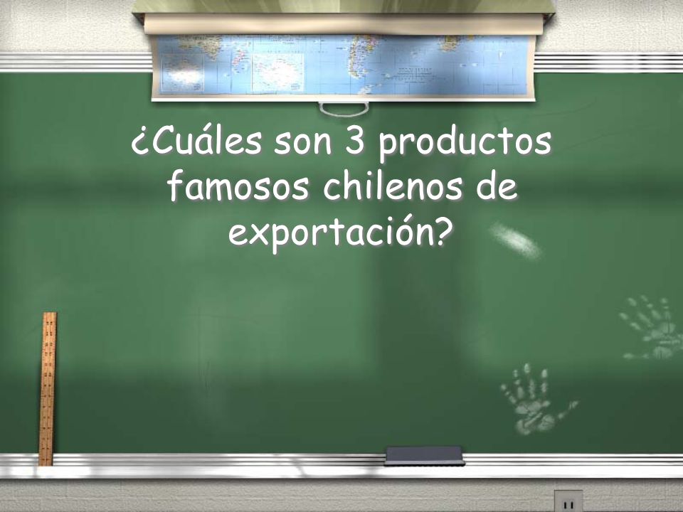 ¿Cuáles son 3 productos famosos chilenos de exportación