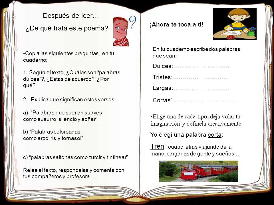 ¿De qué trata este poema ¡Ahora te toca a ti!