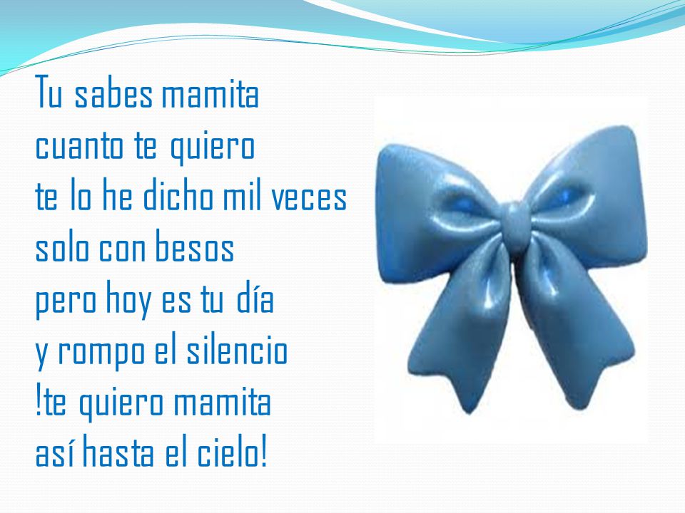 Tu sabes mamita cuanto te quiero te lo he dicho mil veces solo con besos pero hoy es tu día y rompo el silencio !te quiero mamita así hasta el cielo!