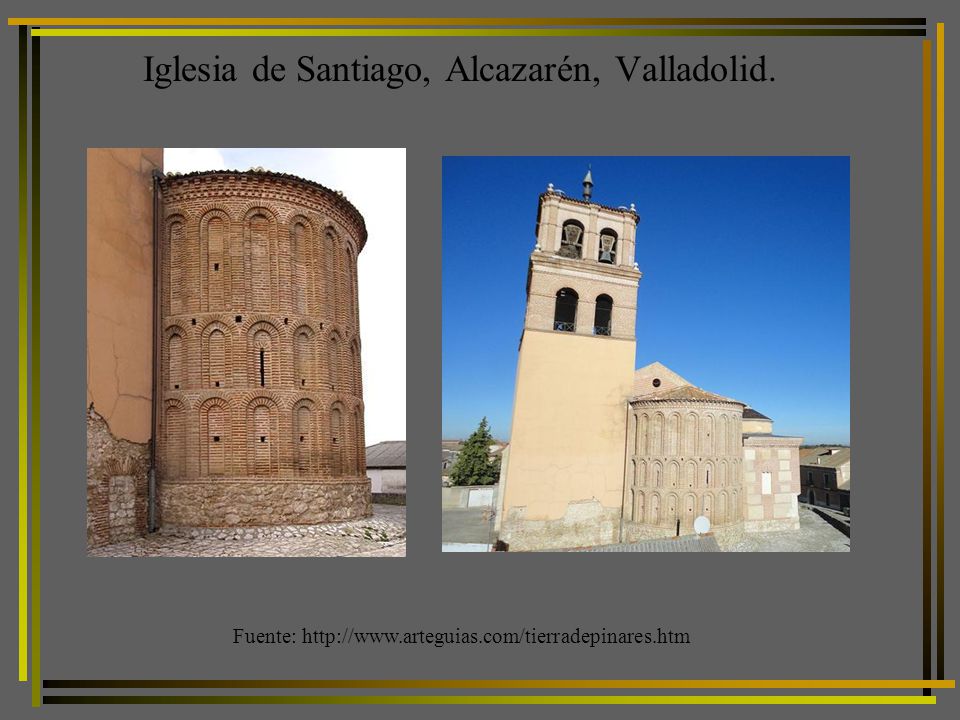 Iglesia de Santiago, Alcazarén, Valladolid.