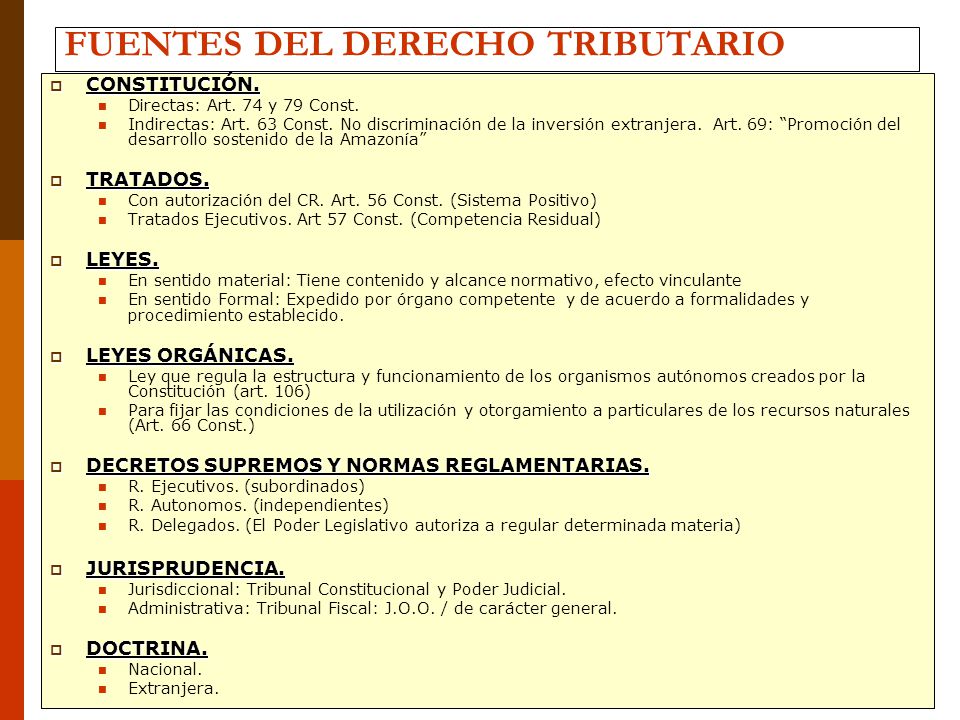Comité domesticar ecuador TEMA 3: EL DERECHO TRIBUTARIO - ppt video online descargar