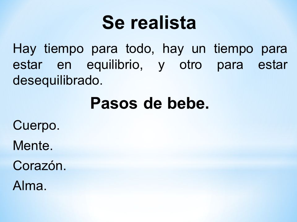 Se realista Pasos de bebe.