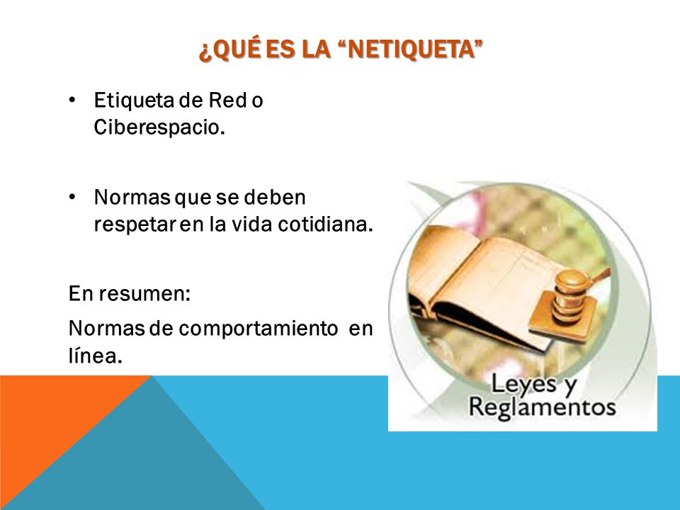 ¿qué es la netiqueta Etiqueta de Red o Ciberespacio.