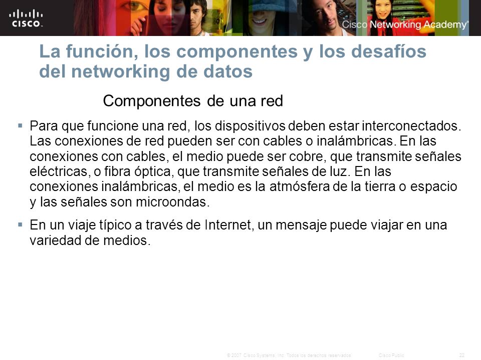 La función, los componentes y los desafíos del networking de datos