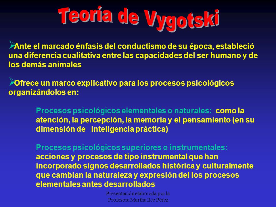 Presentación elaborada por la Profesora Martha Ilce Pérez