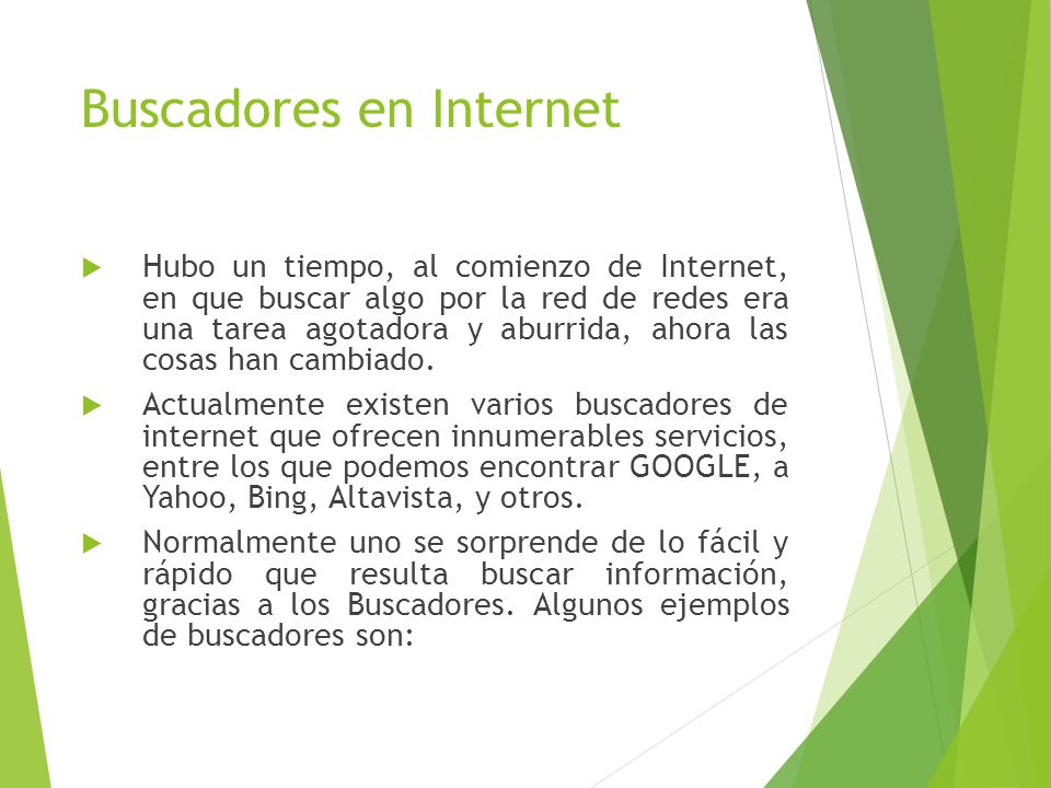 Buscadores en Internet