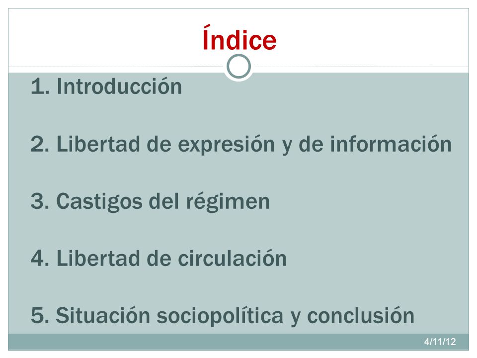 1. Introducción 2. Libertad de expresión y de información 3