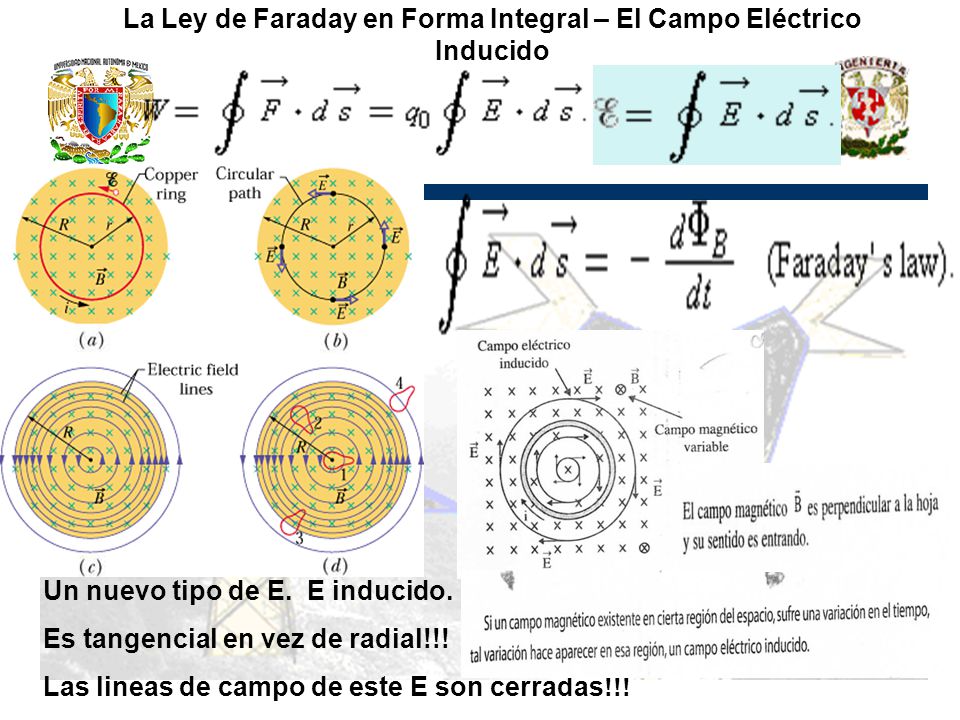 La Ley de Faraday en Forma Integral – El Campo Eléctrico Inducido
