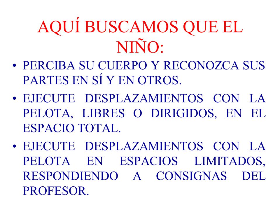 AQUÍ BUSCAMOS QUE EL NIÑO: