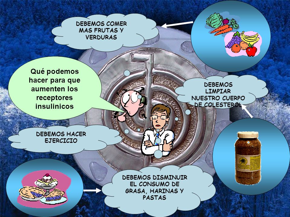 Qué podemos hacer para que aumenten los receptores insulinicos