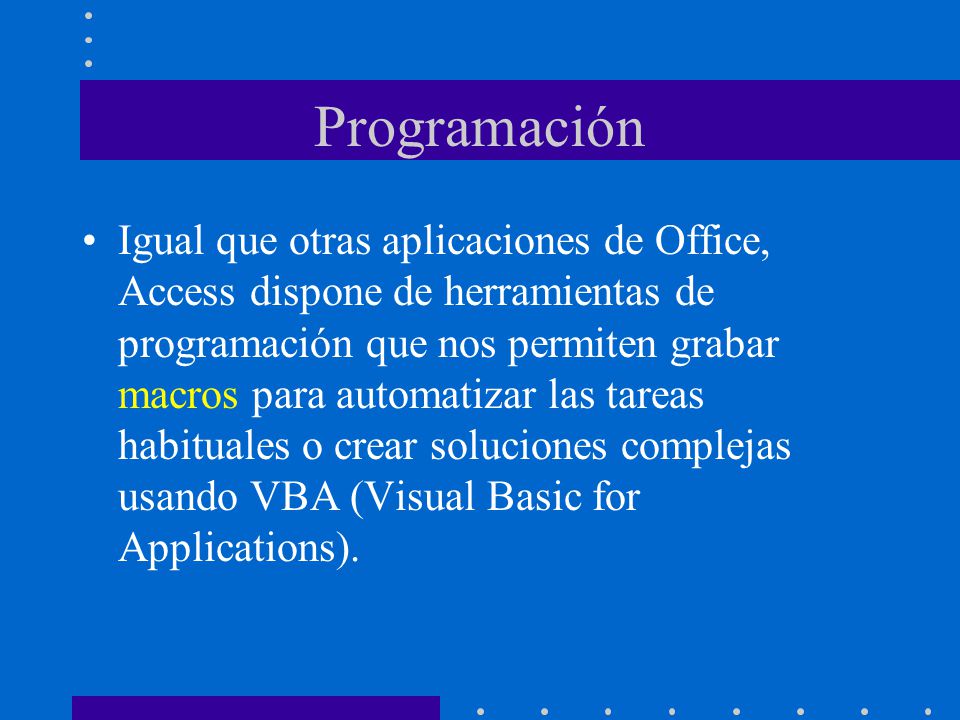Programación