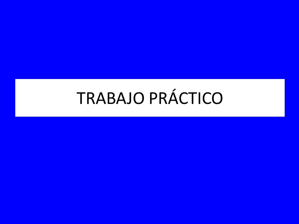 TRABAJO PRÁCTICO