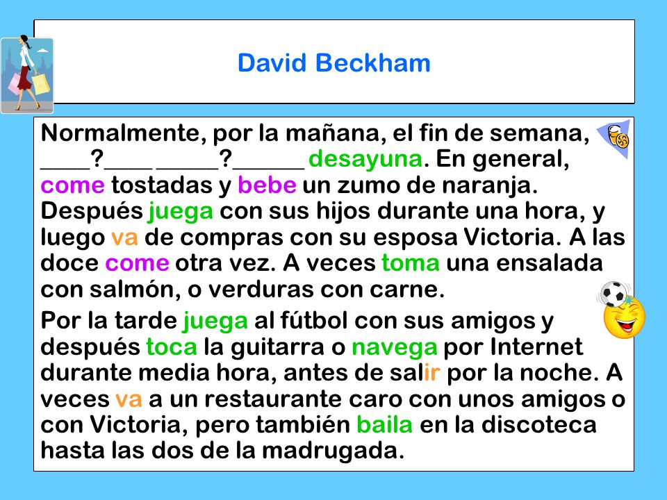 ¿Qué persona es ¿Victoria Beckham, David Beckham o Thierry Henry