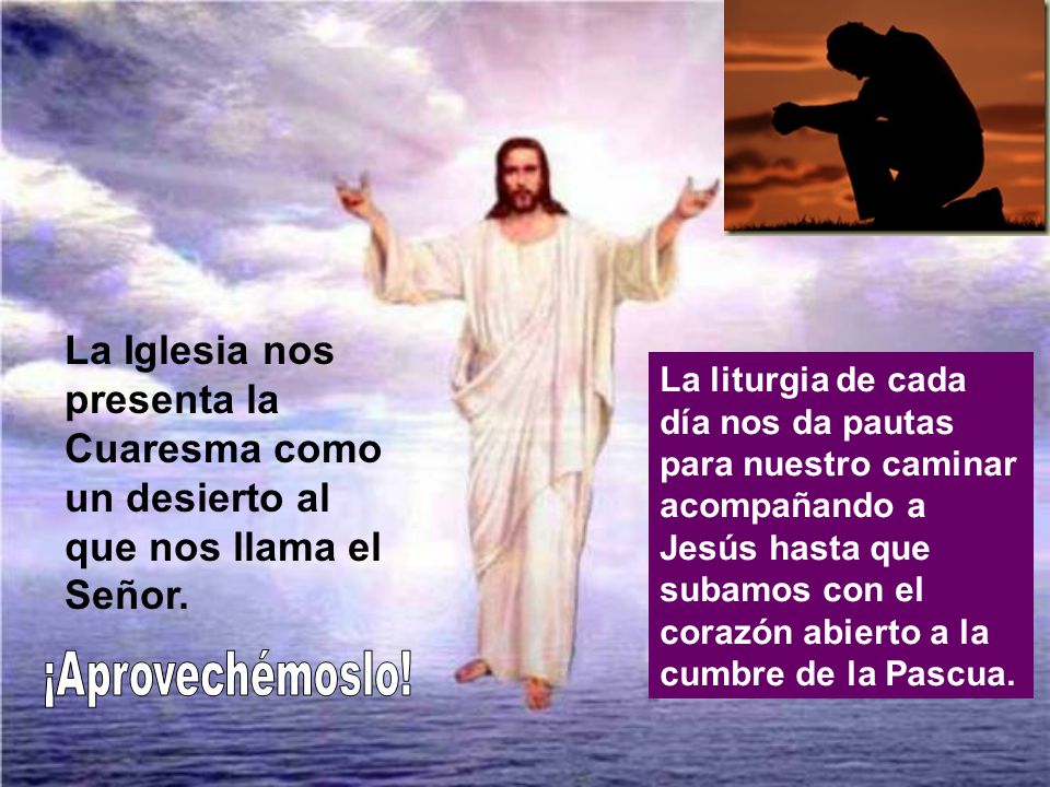 La Iglesia nos presenta la Cuaresma como un desierto al que nos llama el Señor.