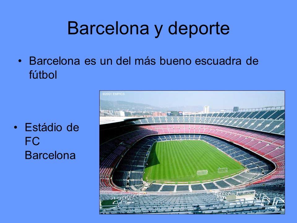 Barcelona y deporte Barcelona es un del más bueno escuadra de fútbol