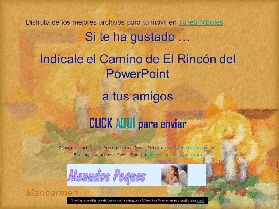 Indícale el Camino de El Rincón del PowerPoint a tus amigos