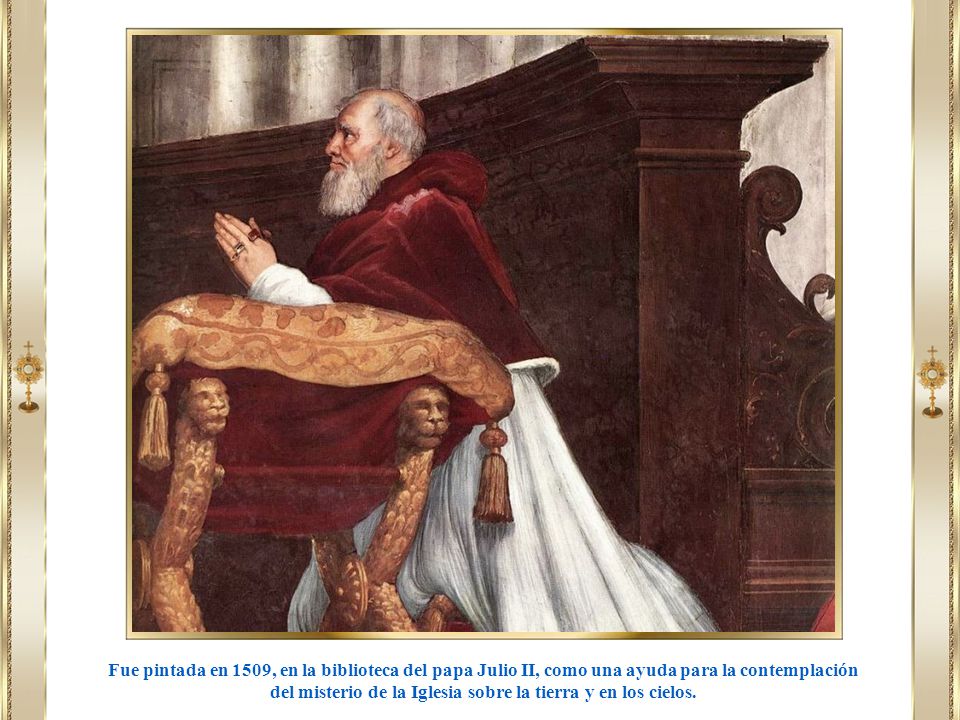 del misterio de la Iglesia sobre la tierra y en los cielos.