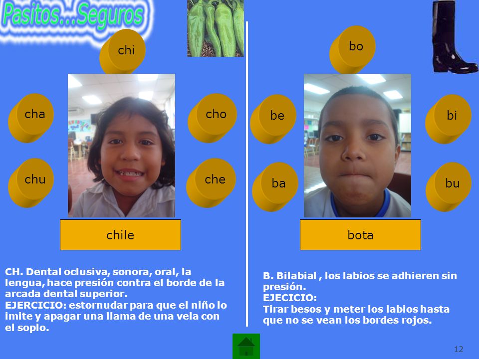 bo chi cha cho be bi chu che ba bu chile bota