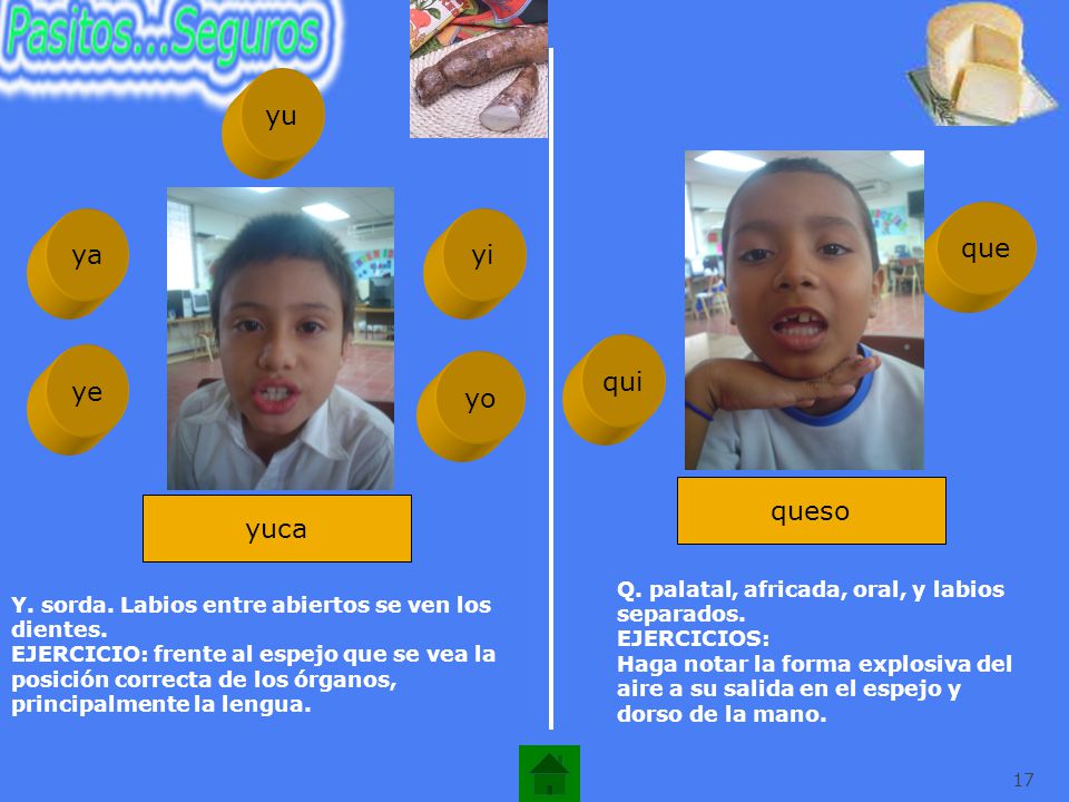 yu que ya yi qui ye yo queso yuca