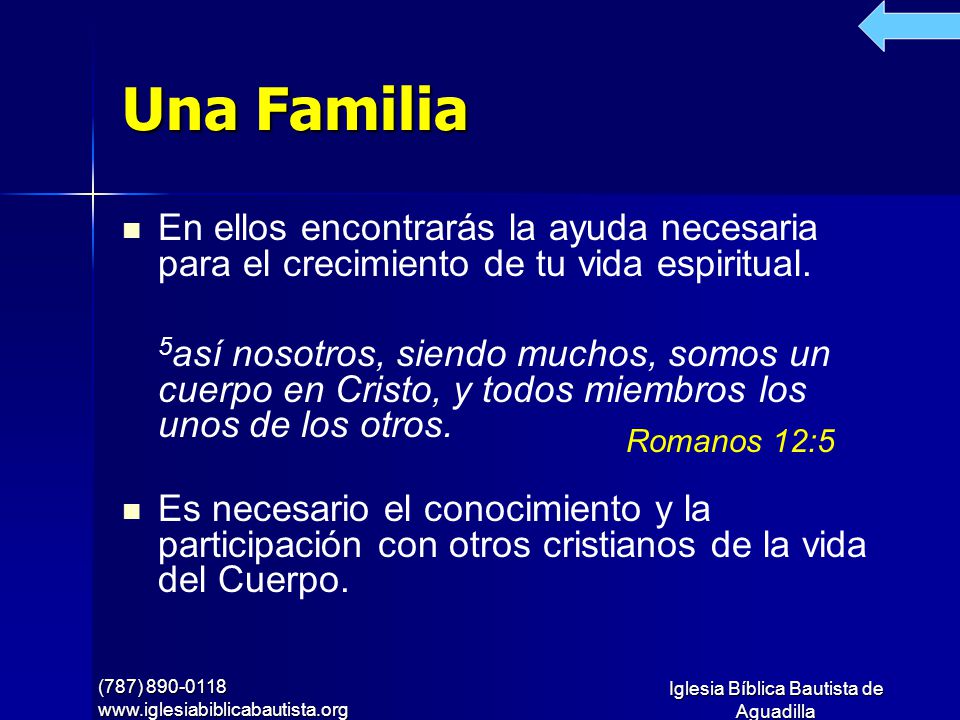 Una Familia En ellos encontrarás la ayuda necesaria para el crecimiento de tu vida espiritual.