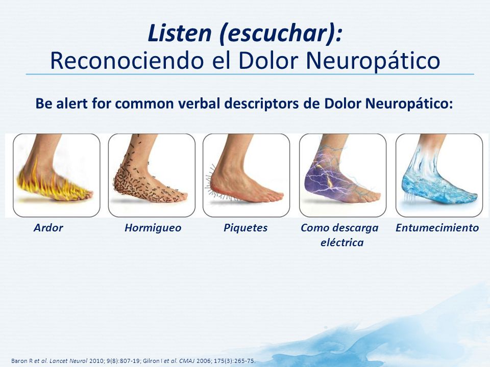 Listen (escuchar): Reconociendo el Dolor Neuropático