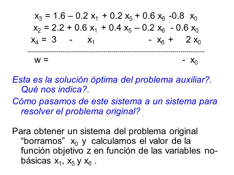x3 = 1.6 – 0.2 x x x x0 x2 = x x5 – 0.2 x x0.