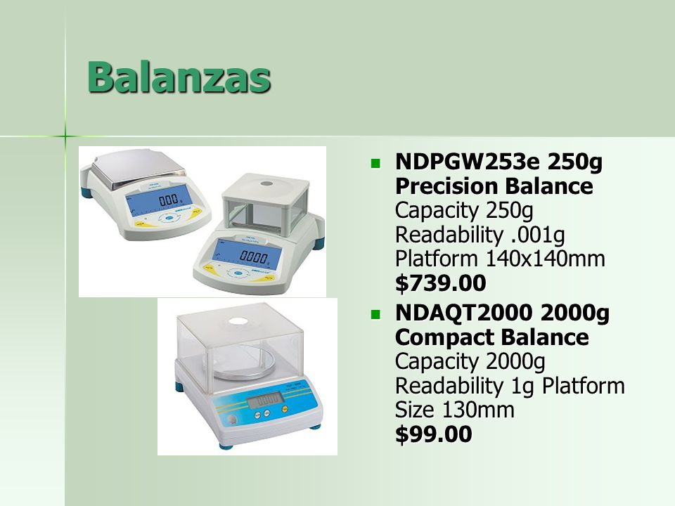 Balanzas NDPGW253e 250g Precision Balance Capacity 250g Readability .001g Platform 140x140mm $
