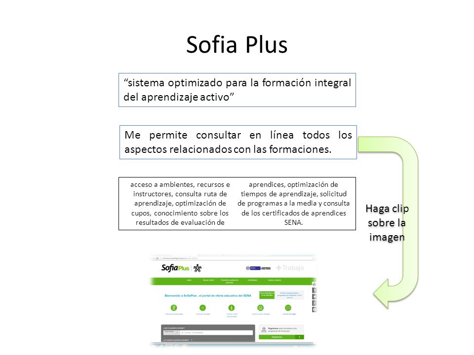 Sofia Plus sistema optimizado para la formación integral del aprendizaje activo