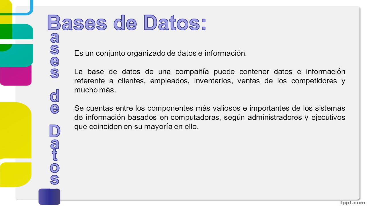 Bases de Datos: a s e d D t o