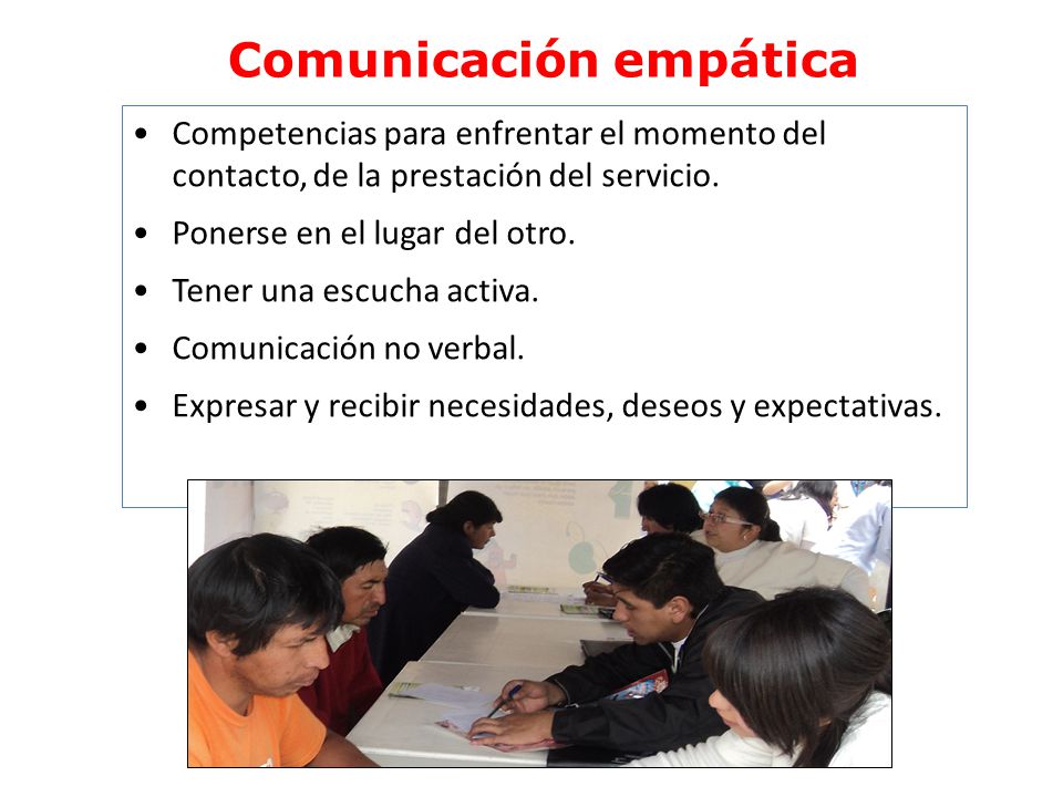 Comunicación empática