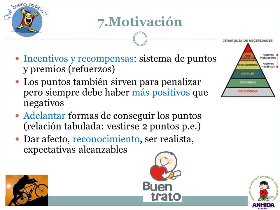 7.Motivación Incentivos y recompensas: sistema de puntos y premios (refuerzos)