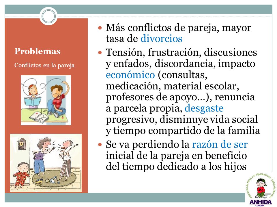 Más conflictos de pareja, mayor tasa de divorcios