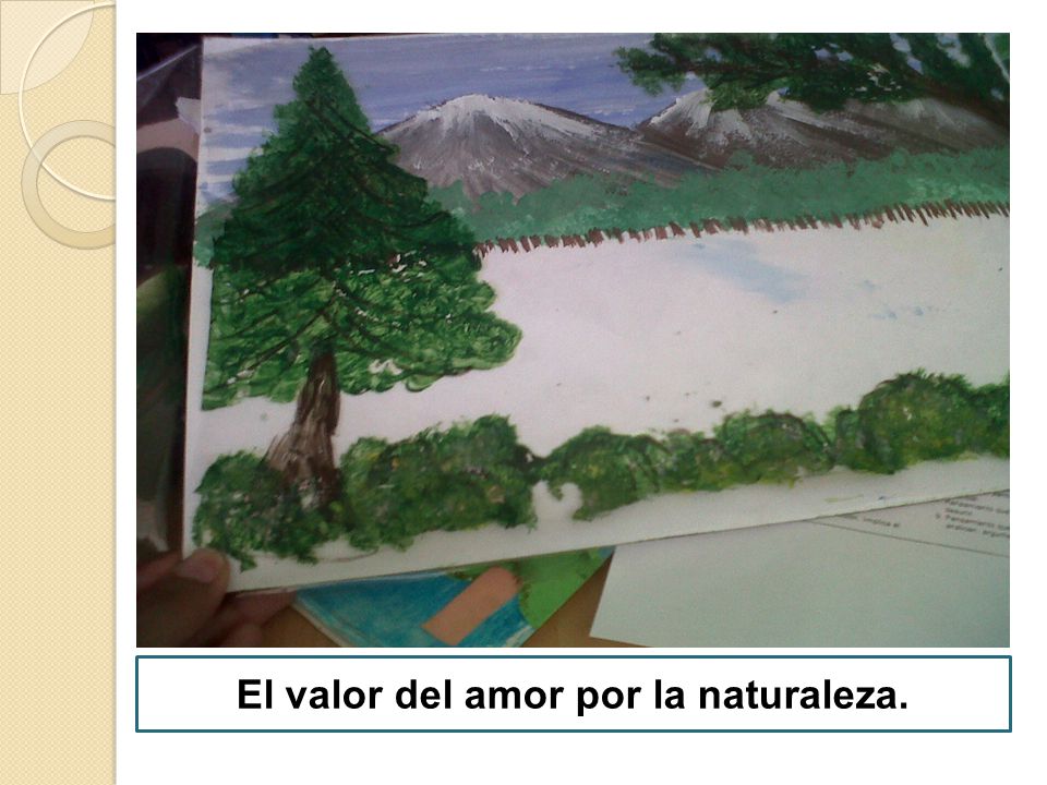 El valor del amor por la naturaleza.