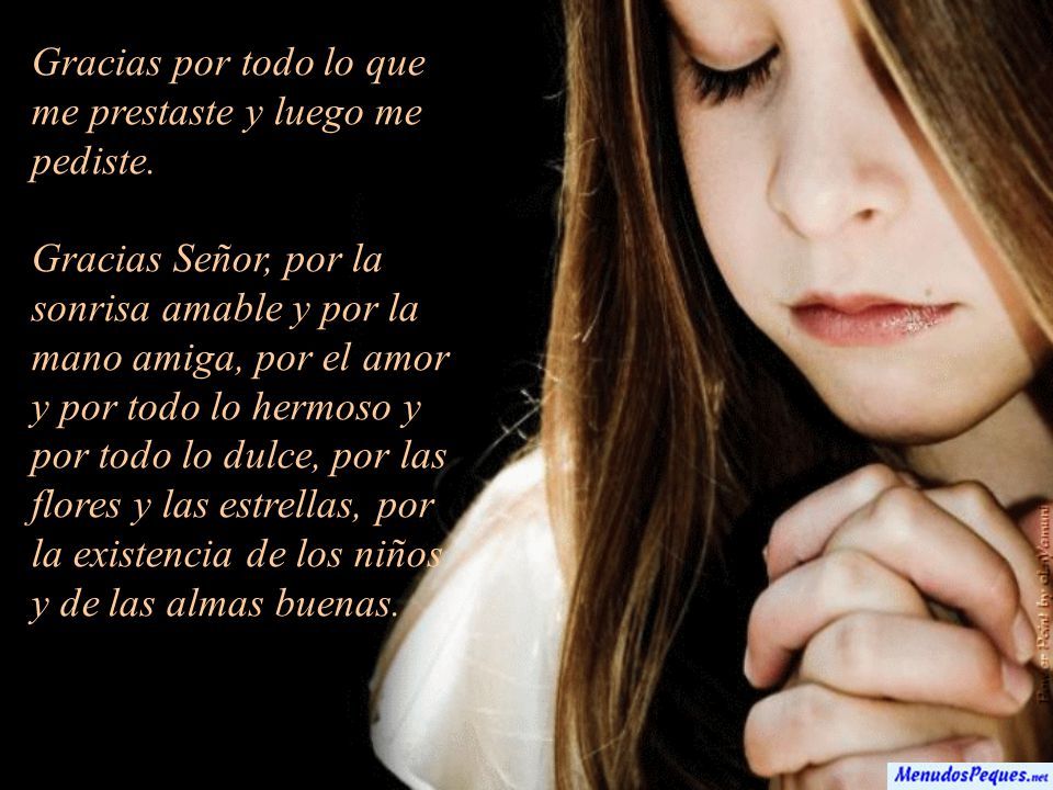 Gracias por todo lo que me prestaste y luego me pediste.