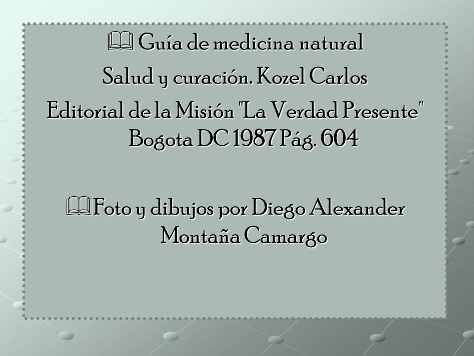  Guía de medicina natural Salud y curación. Kozel Carlos