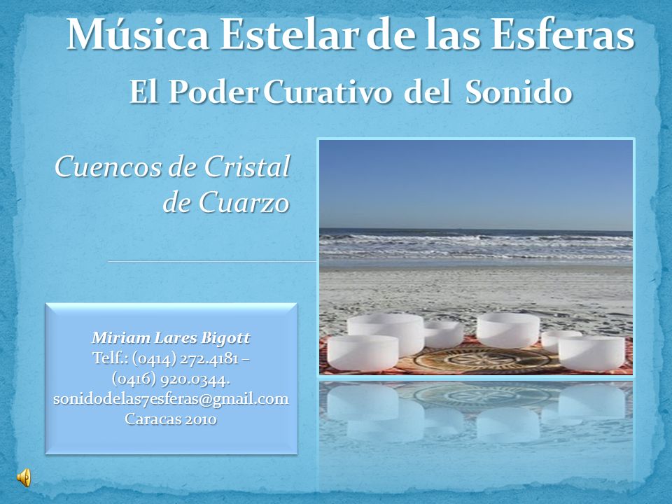 Música Estelar de las Esferas El Poder Curativo del Sonido