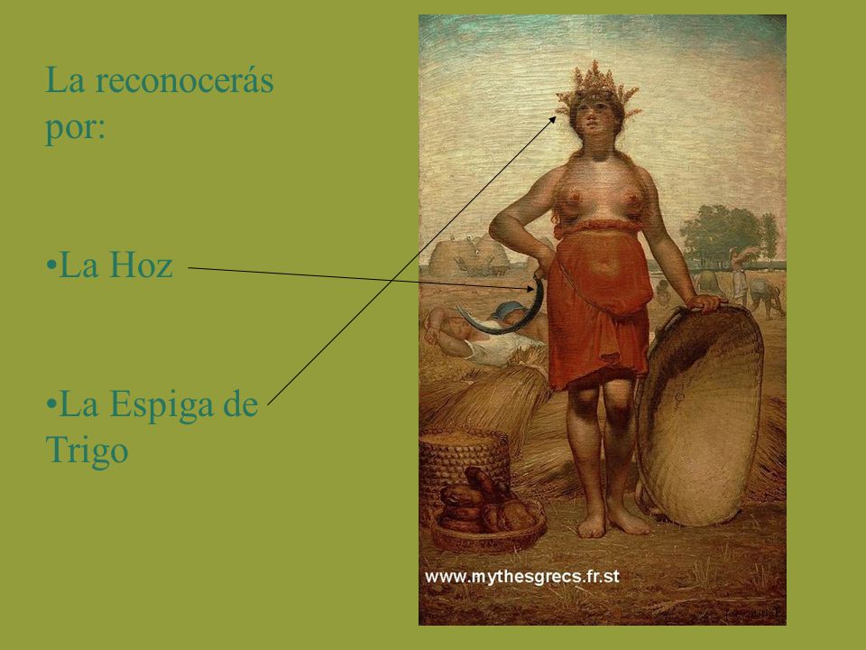 La reconocerás por: La Hoz La Espiga de Trigo