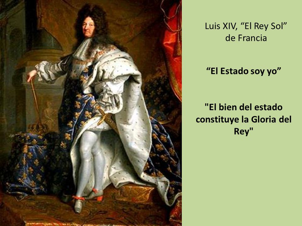 El bien del estado constituye la Gloria del Rey