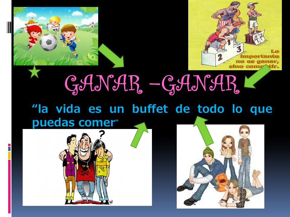 GANAR –GANAR la vida es un buffet de todo lo que puedas comer