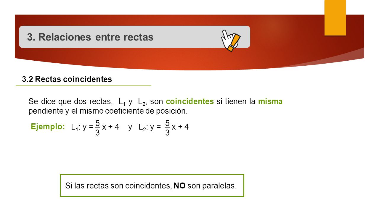 3. Relaciones entre rectas
