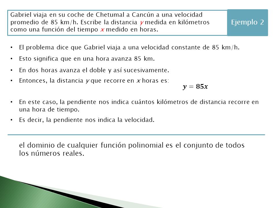 Gabriel viaja en su coche de Chetumal a Cancún a una velocidad